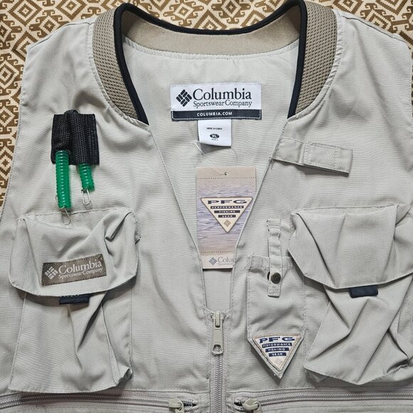 NWT Columbia Men's SZ XL Henry's Fork III Fishing Vest Utility Performance Fly - Picture 4 of 14